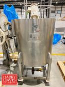 Will-Flow Portable 70 Gallon Jacketed S/S Mixing Tank, S/N: 6021 (Location: Clara City, MN)