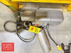 1 Ton Electric Chain Hoist with Trolley