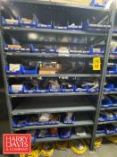 Rack with Assorted Parts, Including: Cables, Fiber Optic Light Guide, Fiber Optic Cable, Photo