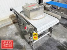 S/S Belt Conveyor: 5” x 24” x 31” Height with Control Panel