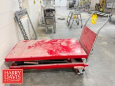 Mobile Lift Cart: 48” x 24”