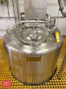 Feldmeier 250 Gallon S/S Dome-Top, Dish-Bottom Mix Tank, S/N: E-0101-09 with Bottom Steam Injection,