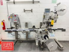 QLC Label-Aire In Line Multi-Head Labeler with Controls