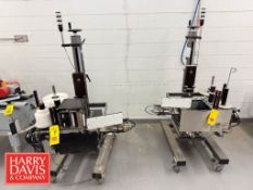 Zebra Horizontal Labeler, Model: ZE500 with Adjustable Stand