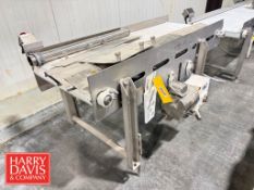 S/S Belt Conveyor: 64” x 24” x 64” x 32” Height