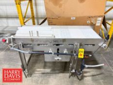 S/S Belt Conveyor: 64” x 24” x 34” Height