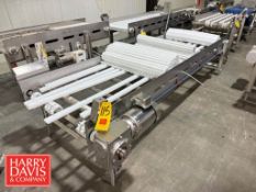 S/S Belt Conveyor: 120” x 32” x 24” Height with S/S Motor