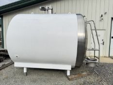 2015 Walker 2,500 Gallon S/S Jacketed Tank, Model: HHT, S/N: WEP-13512 with S/S Front and Vertical