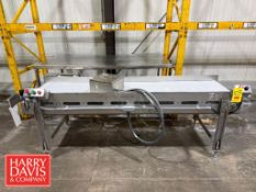S/S Belt Conveyor: 93” x 24” x 30” Height