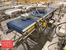 S/S Belt Conveyor: 93” x 24” x 31” Height with S/S Motor