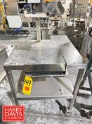 S/S Packaging Table: 32” x 28” x 36” Height with Scale Load Cell