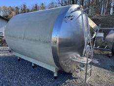 Walker 3,000 Gallon S/S Glycol Refrigerated Horizontal Tank, Model: HHT, S/N: SPG-27575 with S/S