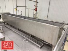 All S/S Scale Bucket Wash System with Tank: 17’ x 28” x 30” Depth, Heat Exchanger, Holding Tube,