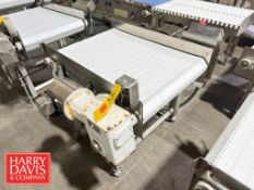 S/S Belt Conveyor: 35” x 24” x 33” Height with S/S Motor and Control Panel