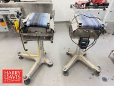 Variable Speed Conveyors: 18” Length x 10” Width: Mounted on Pedestal