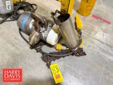 1 Ton Electric Chain Hoist with Trolley