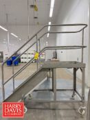 Operators Platform: 40” x 28.5” x 4’ Height with Safety Rails