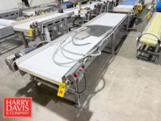 S/S Belt Conveyor: 151” x 32” x 26” Height with S/S Motor and Control Panel