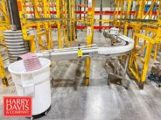 Conveyor: 183” x 10” with 90° Turn (Belt Not Included)