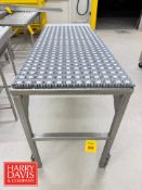 S/S Roller Conveyor: 65” x 24” x 37” Height