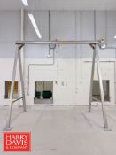 Gantry 1 Ton Capacity S/S Crane: 150” x 8’ x 12’ Height