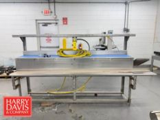 All S/S Pack-off Table: 106” x 26” x 60