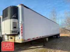 Great Dane 45' Refrigerated Trailer, Model: 7811TZ-1A*48, VIN#: 1GRAA96231W050801 with Carrier
