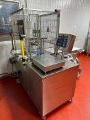 Portable S/S Cheese Wedger with Scale and Infeed Conveyor
