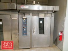 Zucchelli Forni Oven: 79” Width x 65” Depth x 92’ Height, Single Rack Rotary with Ventilation System