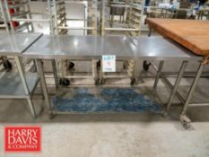 S/S Table: 5’ x 2’ x 33’ Height