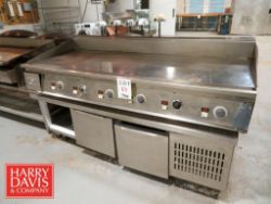 Keating Mira Clean Griddle/Hot Plate: 6’ with Portable Table (Electric)