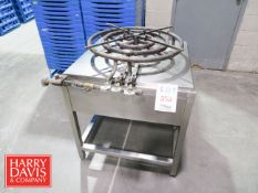 Gas Burner: 25"