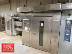 Baxter Oven Single Rack Rotary: 91” Width x 61” Depth x 93