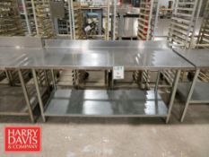 S/S Table: 6’ x 30