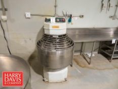 F. Illi Monzani 100 L Capacity Spiral Mixer with Accessories, Model: S100CF