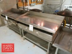 Keating Griddle/Hot Plate: 4’ with Table (Natural Gas)