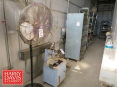 Fan, Cart, Shelving, Fuses and Electrical Wire