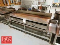 Keating Griddle/Hot Plate: 6’ with Table (Natural Gas)