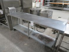 S/S Table: 7’ x 2’