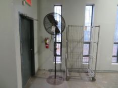 Electric Fan and Portable Rack