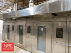 Hobart Oven: 72” Width x 62” Depth x 101’ Height, Single Rack Rotary with Ventilation System, Model: