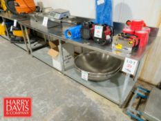 S/S Table: 8’ x 30