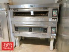 Doyon Double Oven: 74” Width x 44” Depth x 78