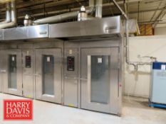 Hobart Oven: 72” Width x 62” Depth x 101’ Height, Single Rack Rotary with Ventilation System, Model: