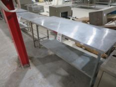 S/S Table: 6’ x 30