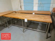 Work Table: 8’ x 32