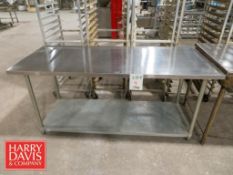 S/S Table: 6’ x 30