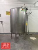 200 Gallon Skid Mounted CIP System, Model: AJS-300 with Valves, Pipe, Centrifugal Pump, Heat