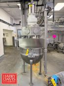 Hamilton 60 Gallon S/S Kettle, S/N: 4166 with Paddles and Side Scrape Agitation