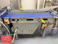 Conveyor: 56” x 12” with Wash System and Drive